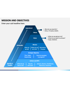 Mission and Objectives PPT Slide 1