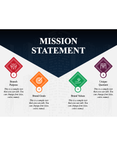 Animated Mission Statement PPT Slide 1