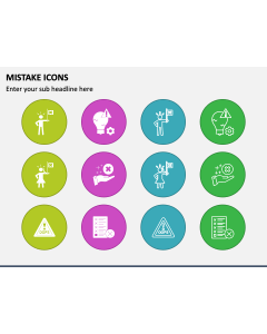 Mistake Icons PPT Slide 1