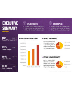 Modern Executive Summary Slides PPT Thumbnail