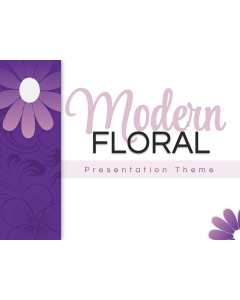 Modern Floral Theme PPT Thumbnail