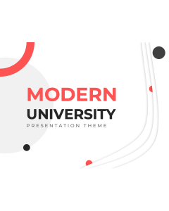 Modern University PPT Slide 1