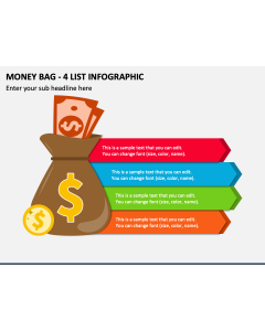Money Bag - 4 List Infographic PPT Slide 2
