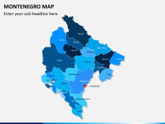 Montenegro map PPT slide 2