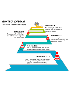 Monthly Roadmap PPT Slide 1