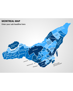Montreal Map PPT Thumbnail