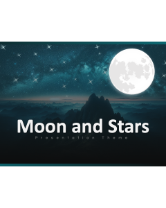 Moon and Stars Theme PPT Thumbnail