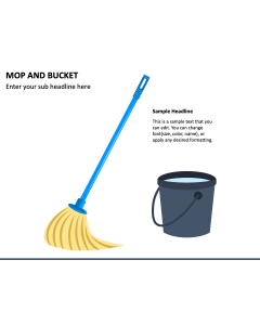Mop and Bucket PPT Slide 1