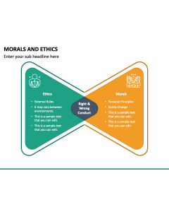 Morals and Ethics PPT Slide 1