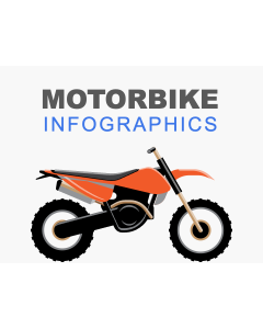 Motorbike Infographics PPT Slide 1