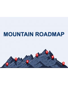 Mountain Roadmap PowerPoint and Google Slides Template