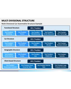 Multi Divisional Structure PPT Slide 1