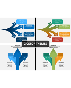 Multi Head Arrow PPT Cover Slide