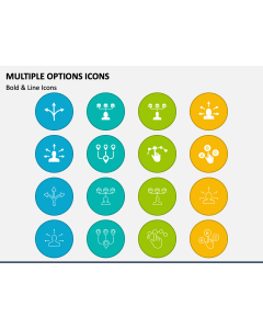Multiple Options Icons PPT Slide 1