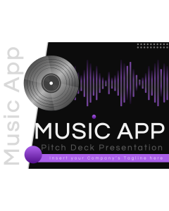 Music App Pitch Deck PPT Thumbnail