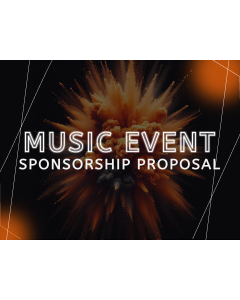 Music Event Sponsorship Proposal PPT Slide 1