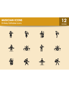 Musician Icons PPT Thumbnail