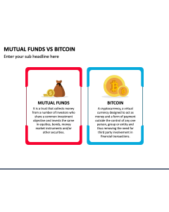 Mutual Funds Vs Bitcoin PPT Slide 1