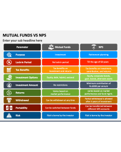 Mutual Funds Vs NPS PPT Slide 1