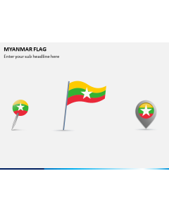 Myanmar Flag PPT Slide 1