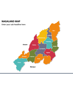Nagaland Map PPT Slide 1