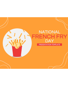 National French Fry Day PPT Slide 1