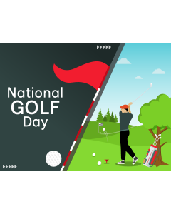 National Golf Day PPT Slide 1