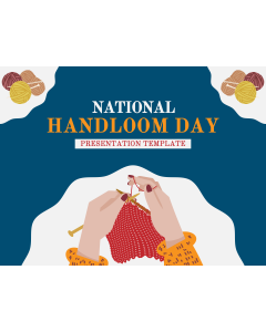 National Handloom Day PPT Slide 1