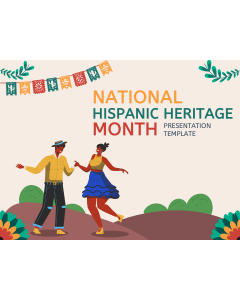 National Hispanic Heritage Month PPT Slide 1
