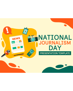 National Journalism Day PPT Slide 1