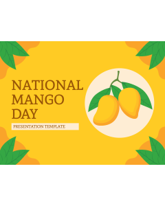 National Mango Day PPT Slide 1
