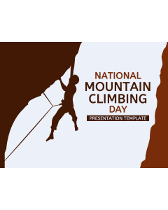 National Mountain Climbing Day PPT Slide 1