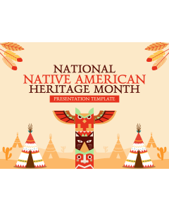 National Native American Heritage Month PPT Slide 1