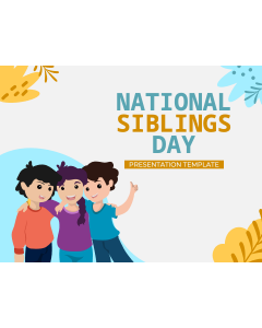 National Siblings Day PPT Slide 1