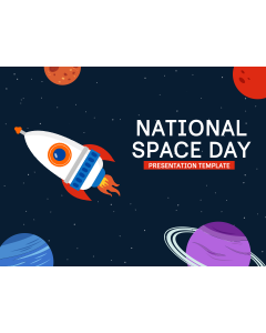 National Space Day PPT Slide 1