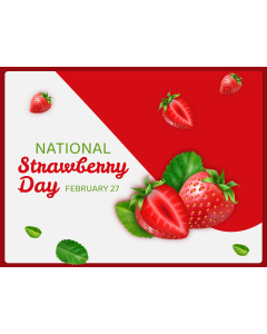 National Strawberry Day PPT Slide 1