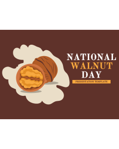 National Walnut Day PPT Slide 1