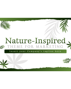 Nature-Inspired Theme for Marketing PPT Thumbnail