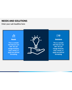 Needs and Solutions PPT Slide 1