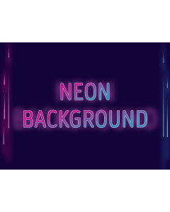 Neon Wave Background PPT Slide 1