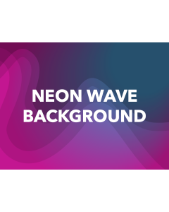 Neon Wave Background PPT Slide 1