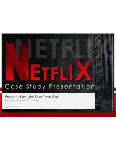 Netflix Case Study PPT Thumbnail