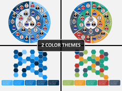 Network diagram PPT cover slide