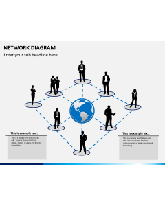 Network diagram PPT slide 1