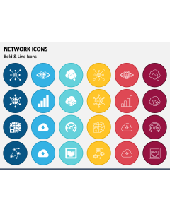 Network Icons PPT Slide 1