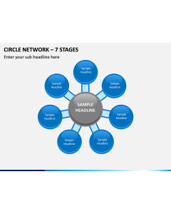 Circle Network – 7 Stages PPT Slide 1