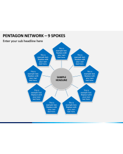 Pentagon Network – 9 Spokes PPT Slide 1