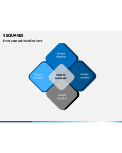 4 Squares PPT Slide 1