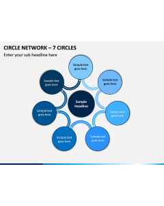 Circle Network – 7 Circles PPT slide 1