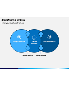 3 Connected Circles PPT slide 1